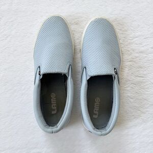 Lamo Piper Sky Blue Perforated Shoes Slip On Size 7